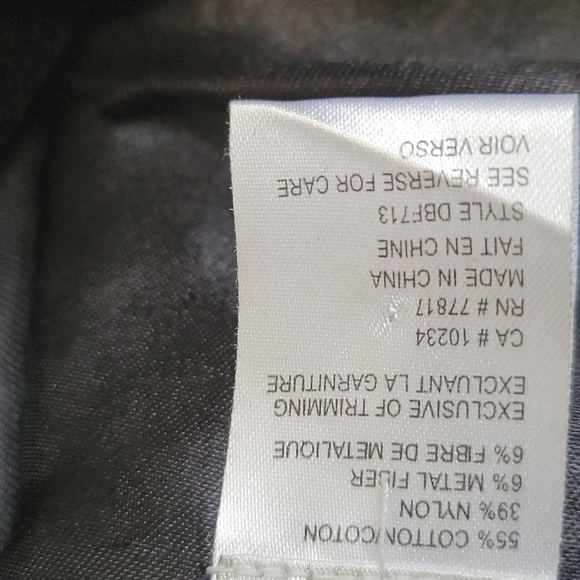 Tall Girl Black 3/4 Coat - Picture 8 of 10